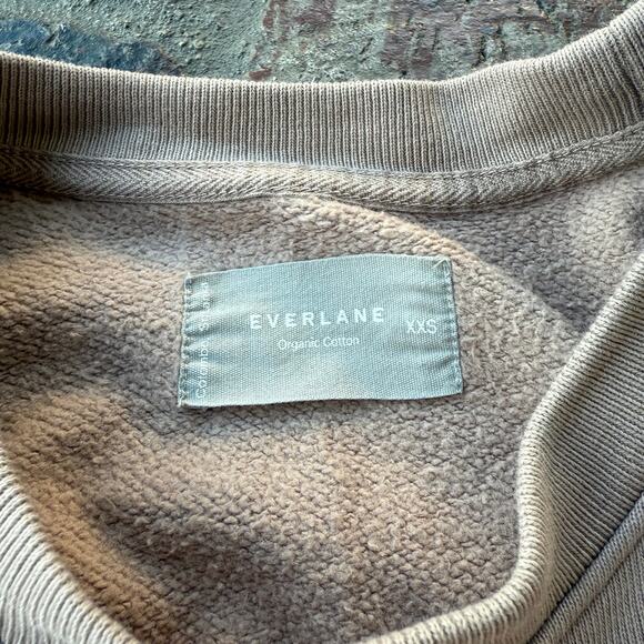 Everlane Tan Sweat-Dress Short Sleeve Mini Size XXS - Picture 3 of 4